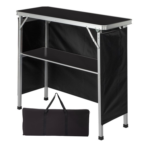 Portable folding bar table - bar,