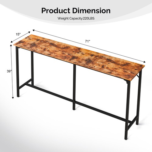 Modern bar table with robust - modern,