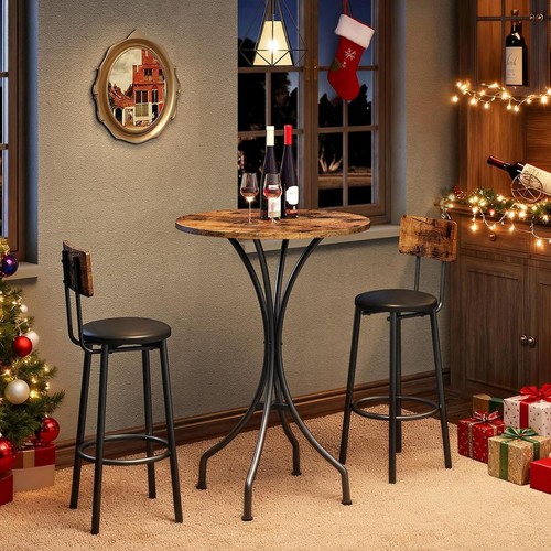 Round bar table high top - table,
