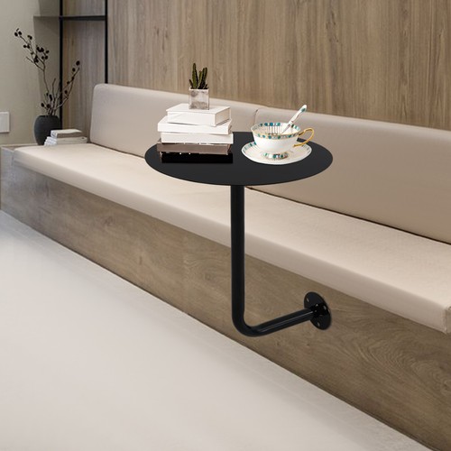 Round pub table black bar - round,