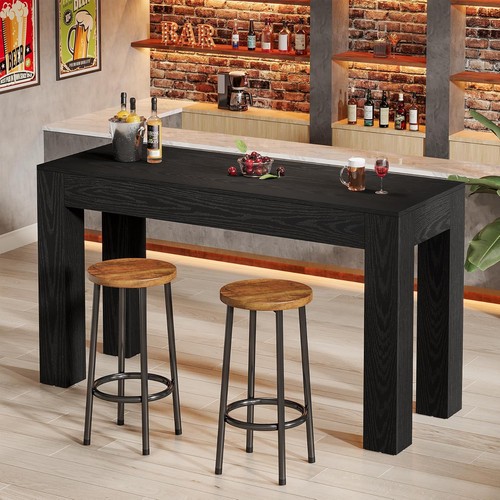 Inch black bar table - inch,