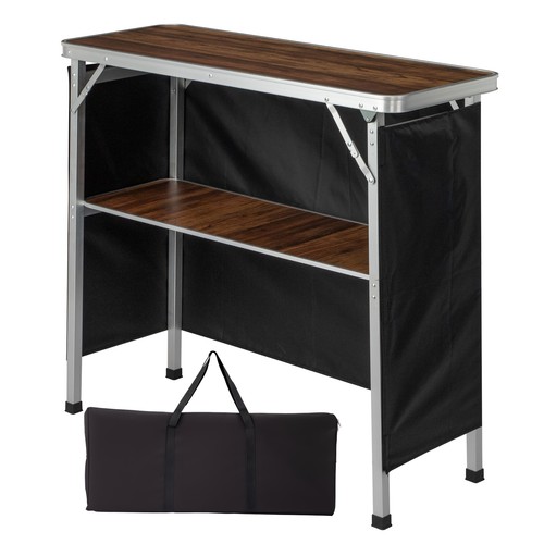 Portable folding bar table - portable,