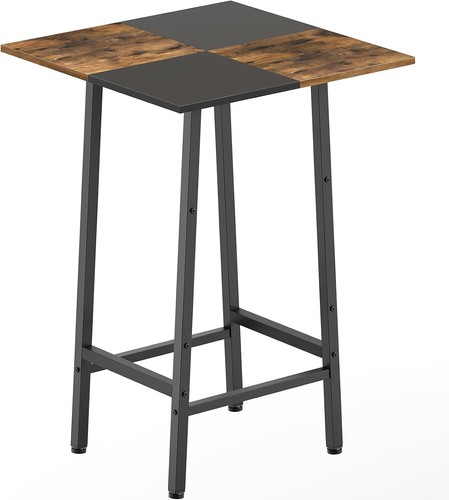 High bar table rustic - bar, brown