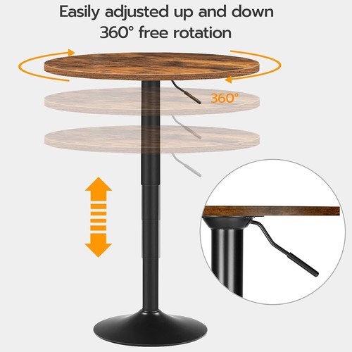 Bar table height adjustable - bar,